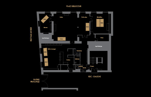 Lieu seminaire configuration cocktail